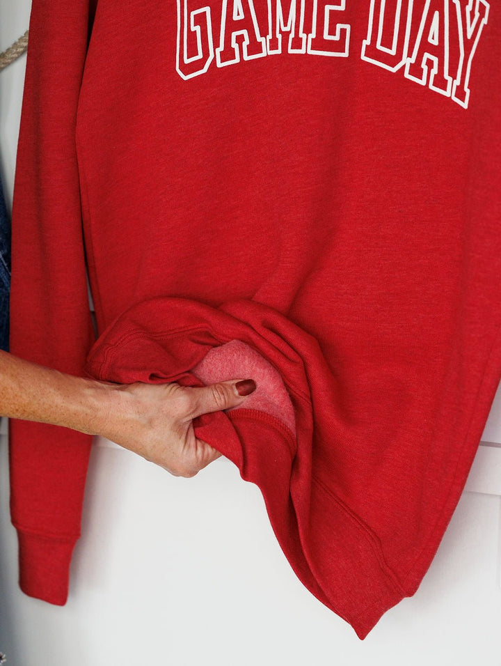 Game Day Red Pullover