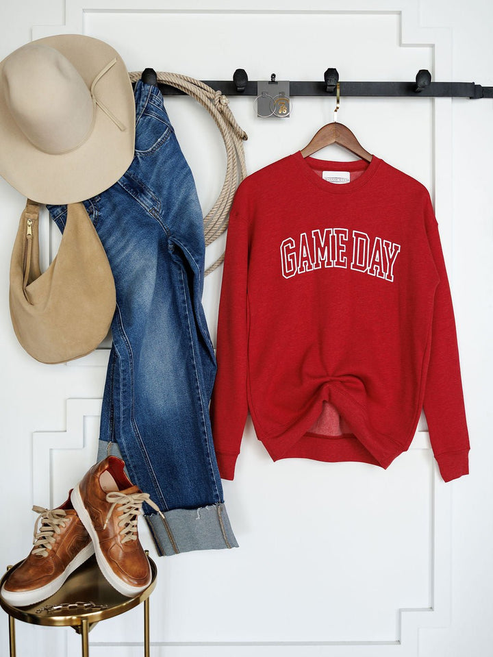 Game Day Red Pullover