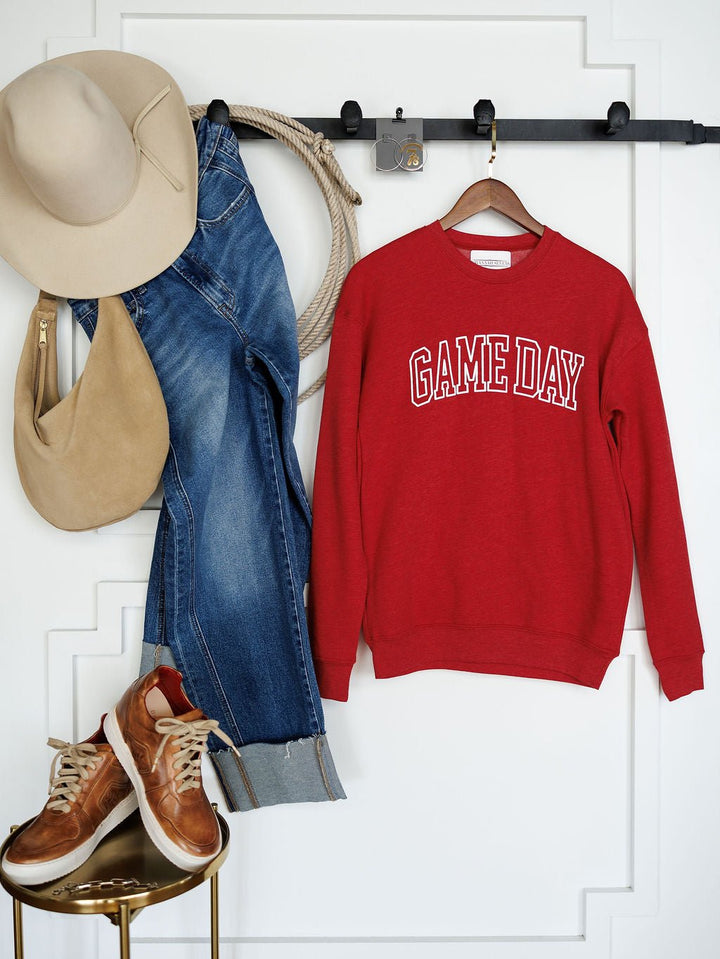 Game Day Red Pullover