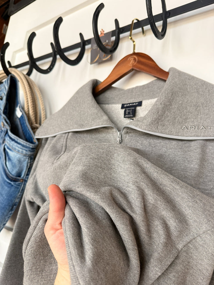 Granby Ariat Grey Quarter Zip