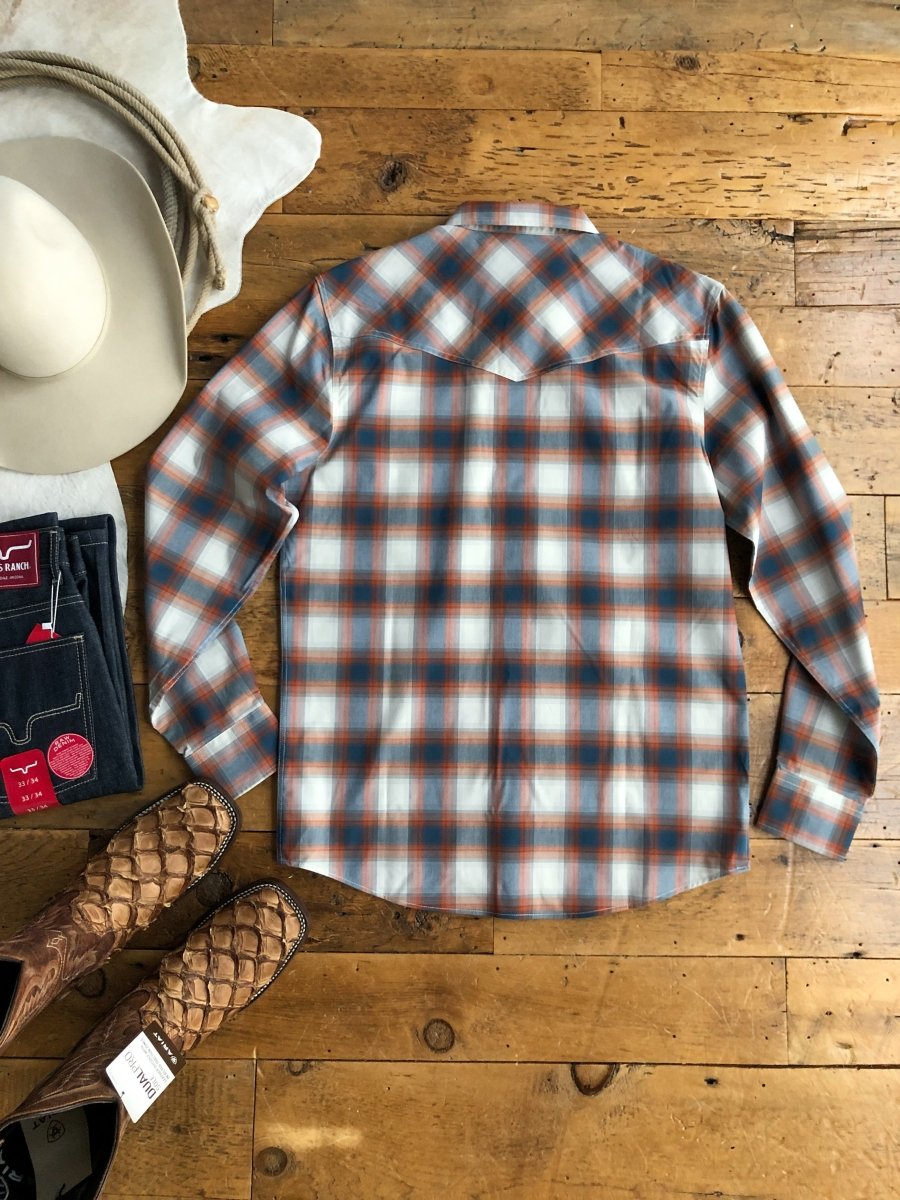 Grant Kimes Men's Plaid Pearl Snap