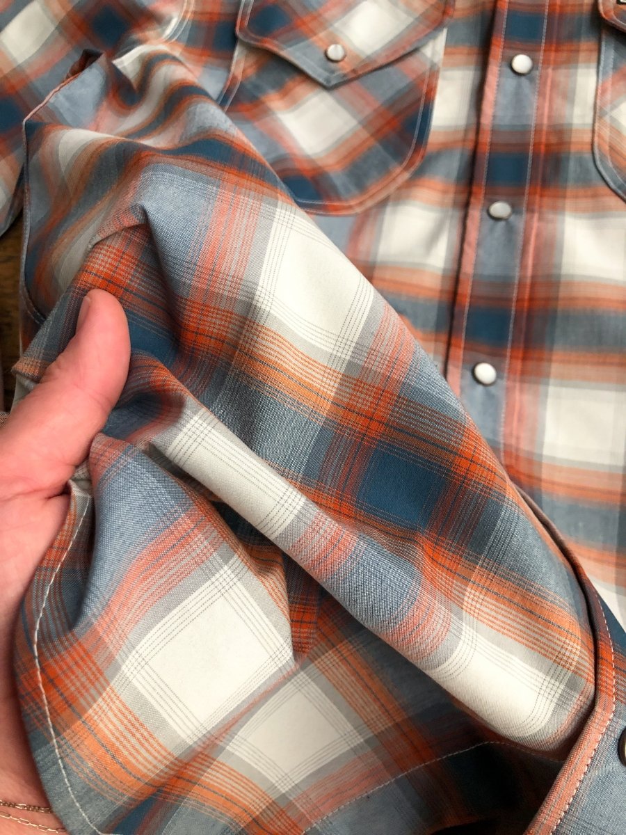 Grant Kimes Men's Plaid Pearl Snap