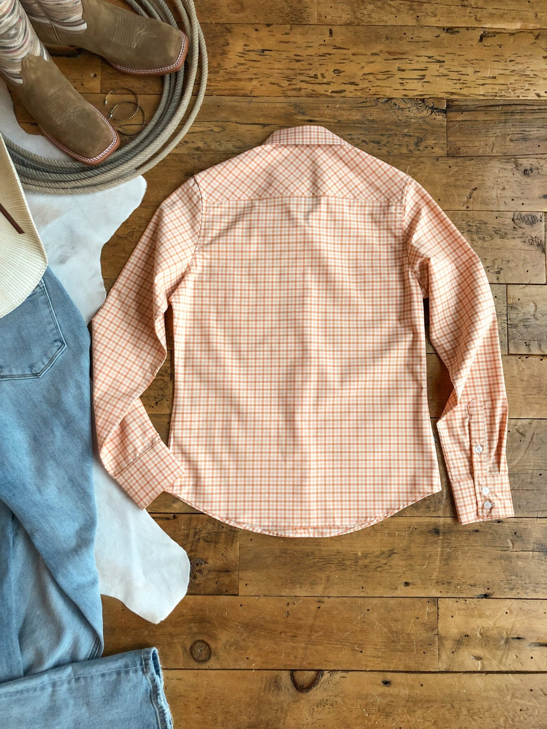 Greeley Kimes Creamsicle Button Up