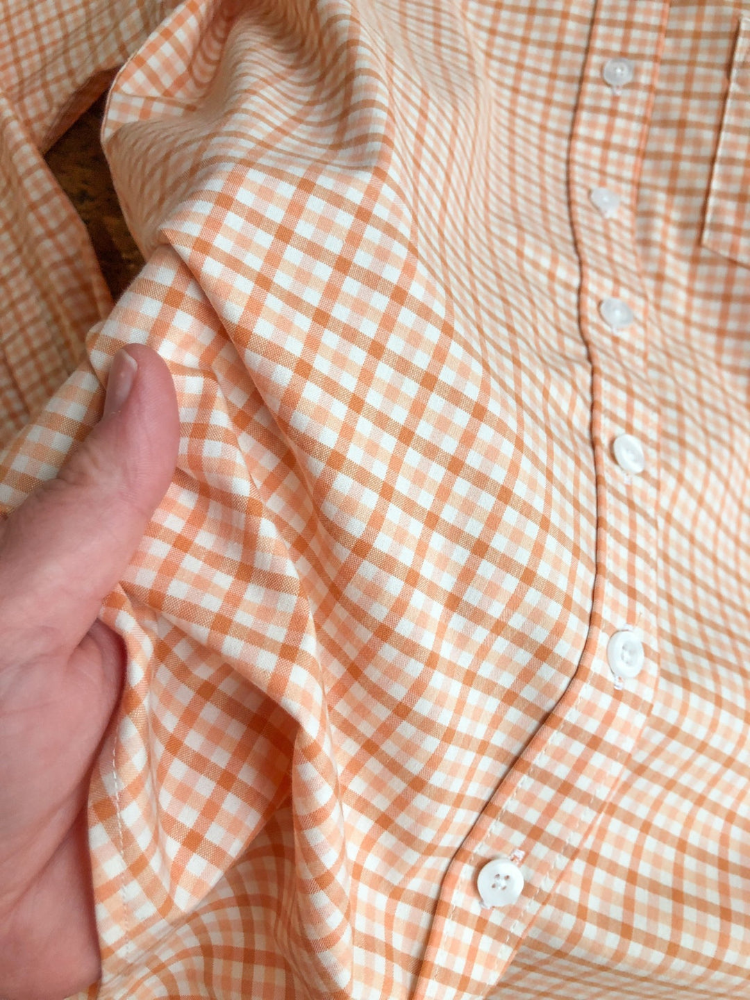 Greeley Kimes Creamsicle Button Up