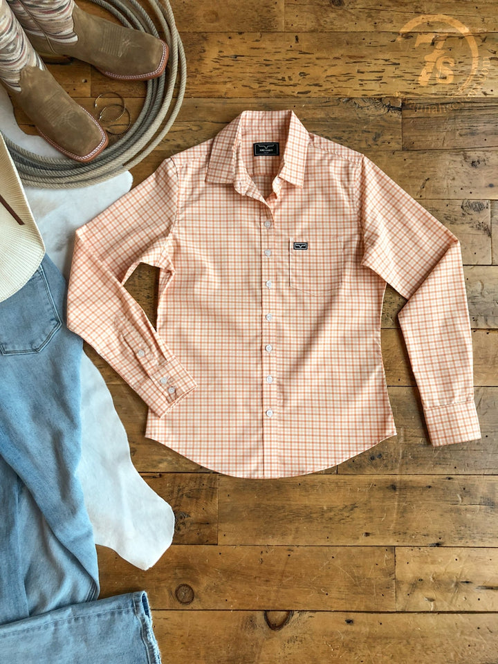 Greeley Kimes Creamsicle Button Up
