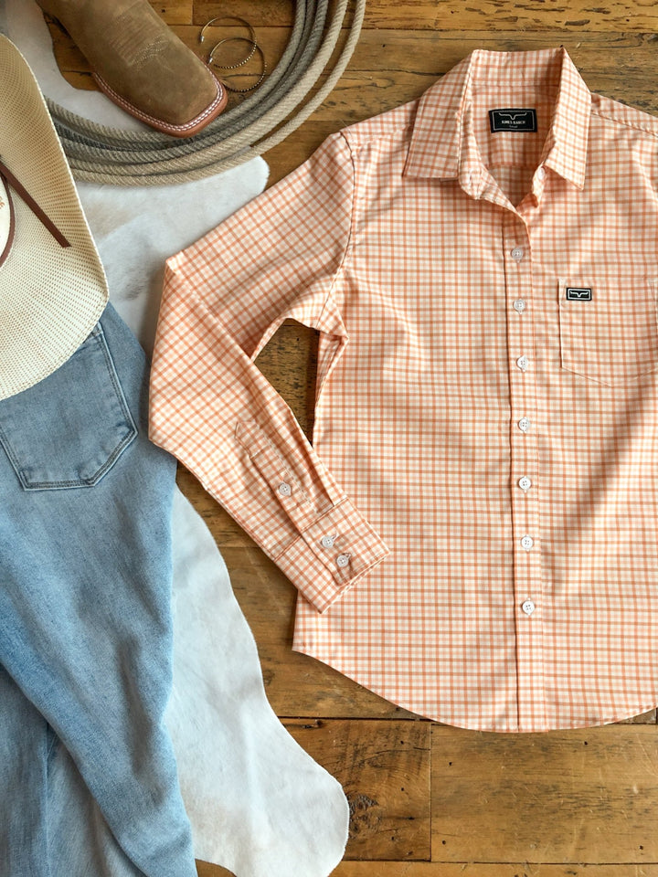 Greeley Kimes Creamsicle Button Up