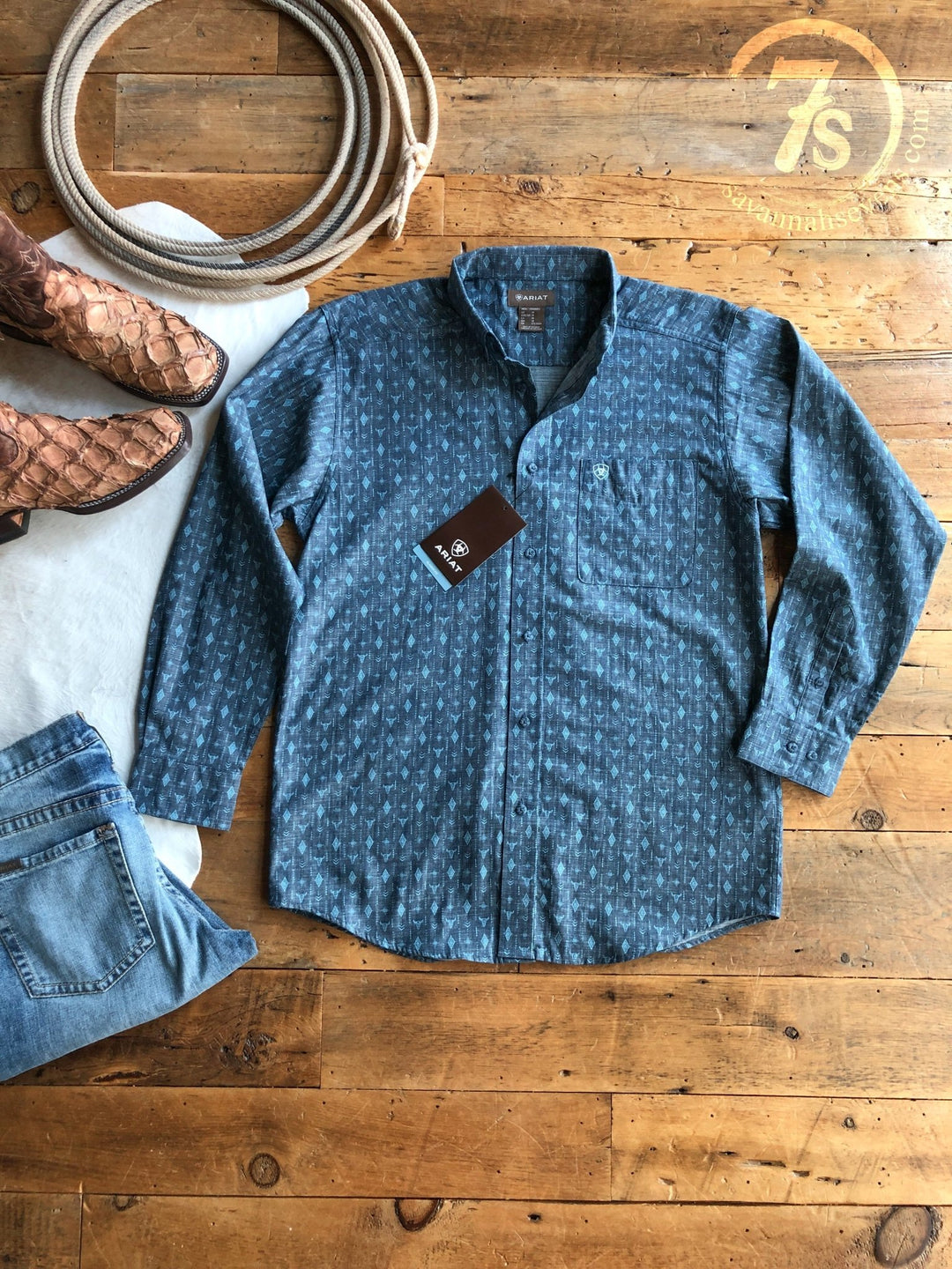 Haverhill Ariat Men's Southwest Button Up