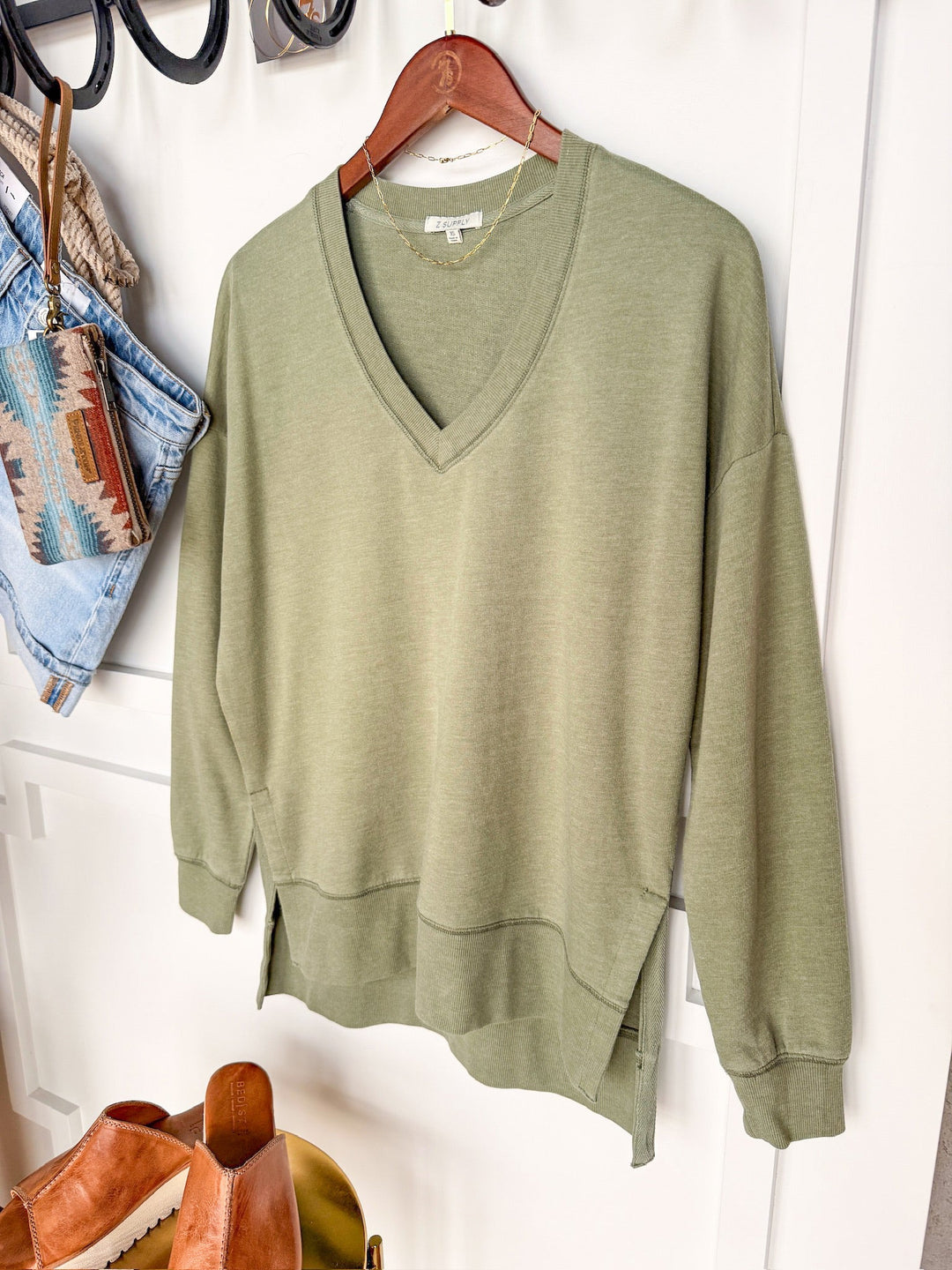 Hawthorne Sage Top