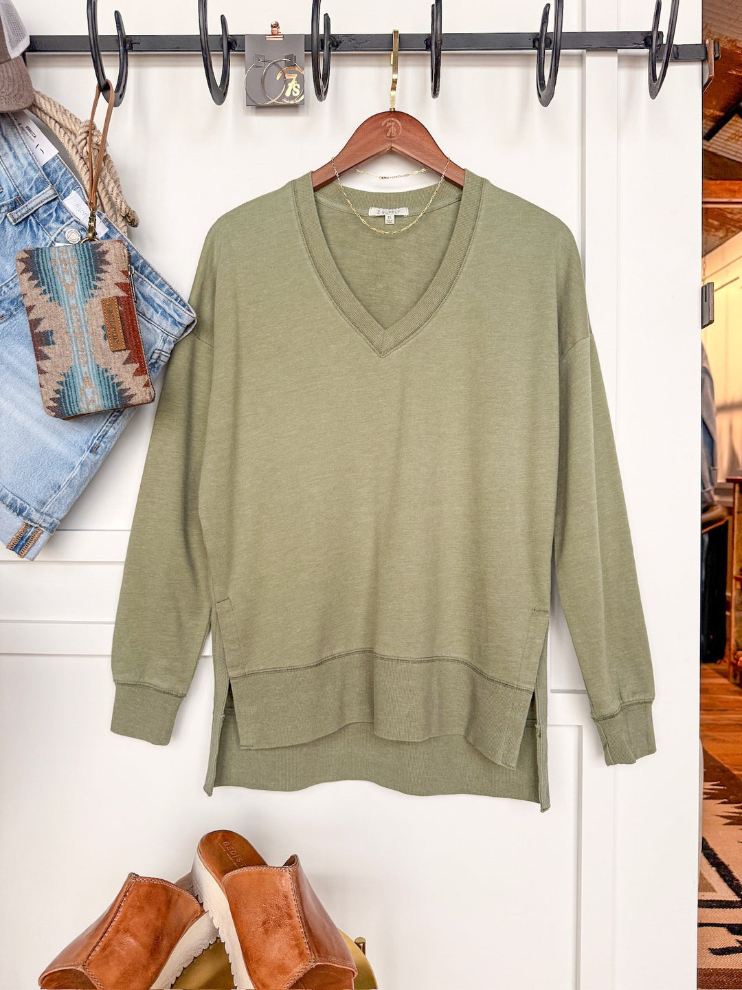 Hawthorne Sage Top