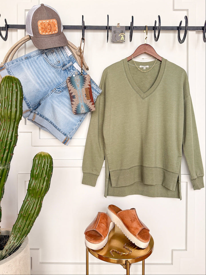 Hawthorne Sage Top