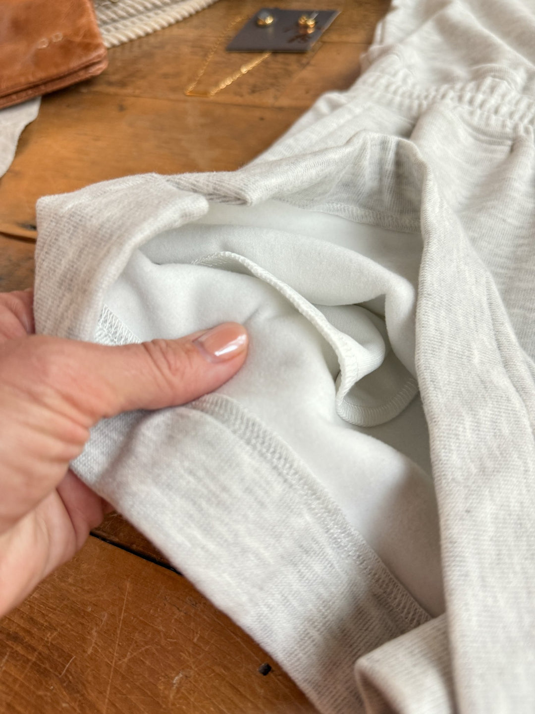 Haysi Heather Grey Soft Stretch Romper