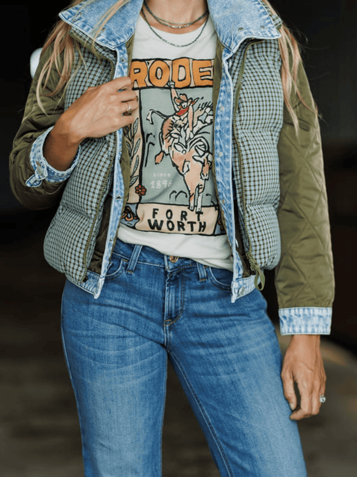 Healy Plaid Puffer Vest