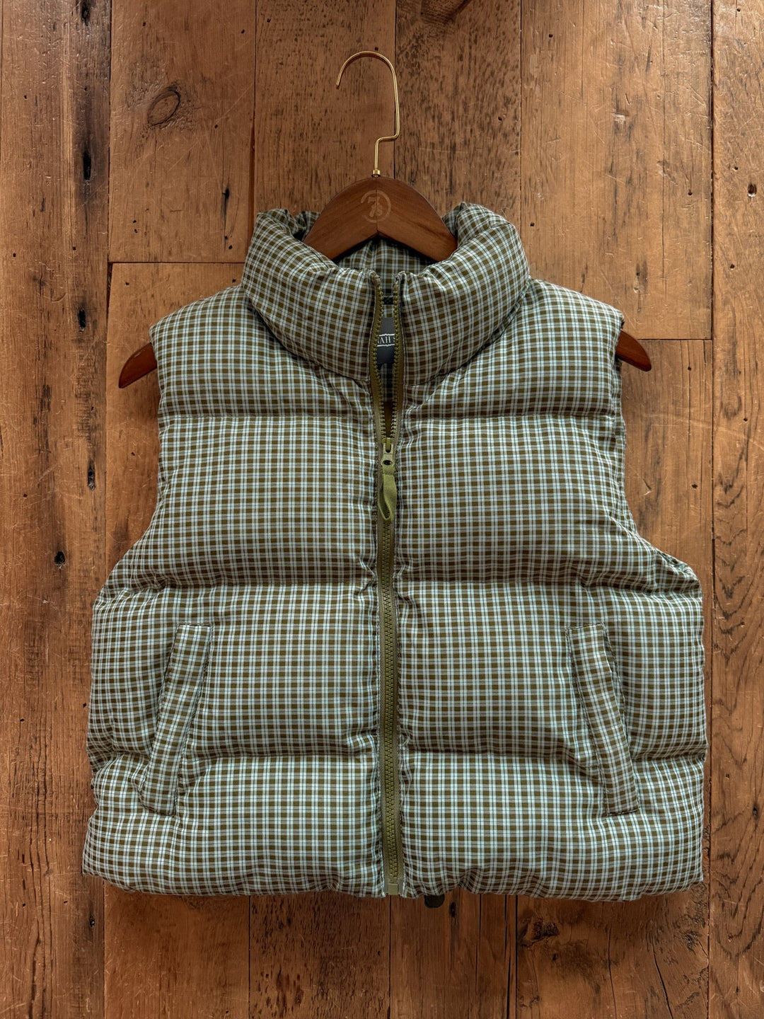 Healy Plaid Puffer Vest