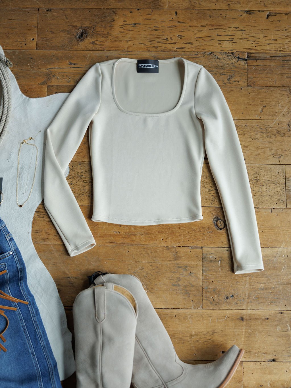 Henryetta Modal Cropped Top