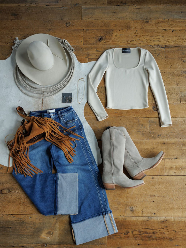 Henryetta Modal Cropped Top