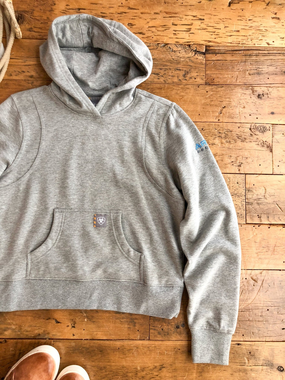 Herington Ariat Heather Grey Hooded Pullover