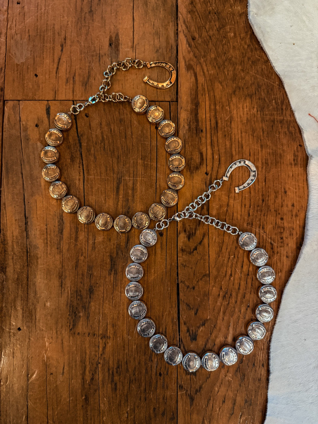 Herradura Gold/Silver Medallion Necklace