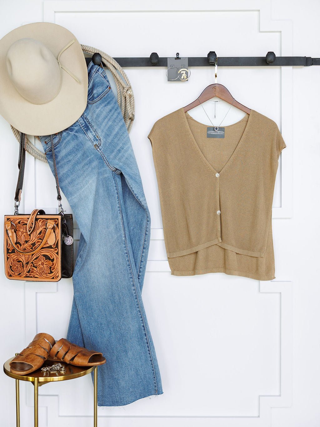 Hillcrest Woven Sweater Vest