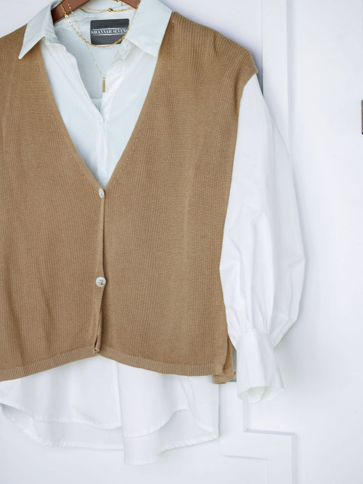Hillcrest Woven Sweater Vest