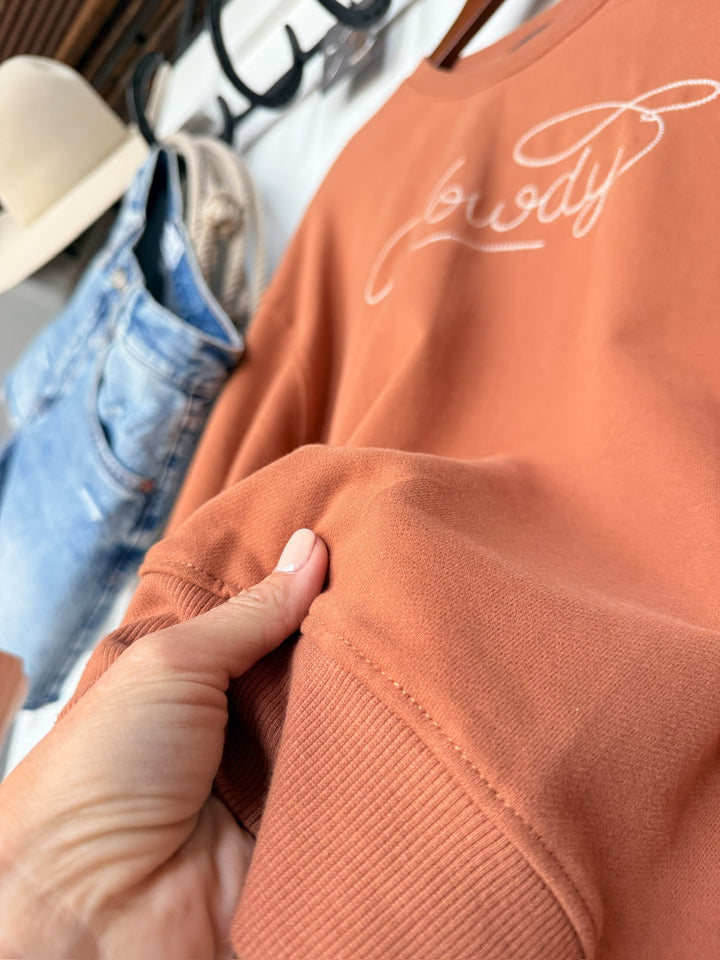 Howdy Sienna Embroidered Pullover