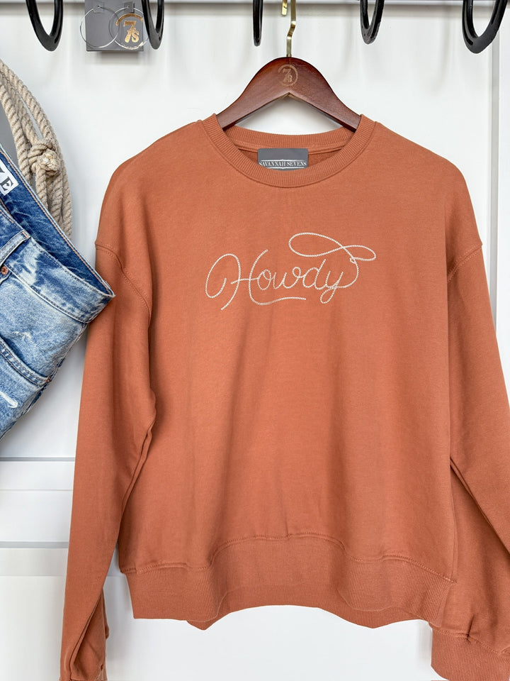 Howdy Sienna Embroidered Pullover