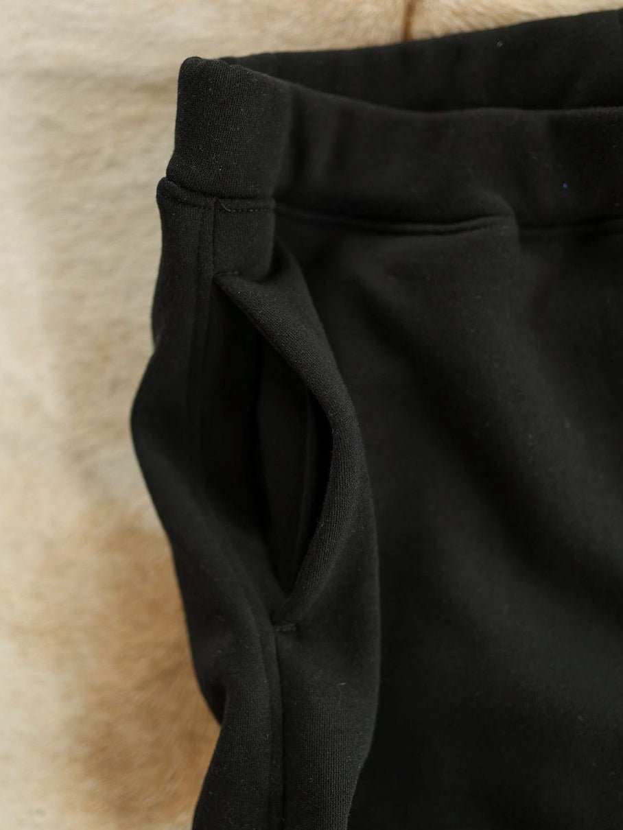 Hugo Black Fleece Lined Set