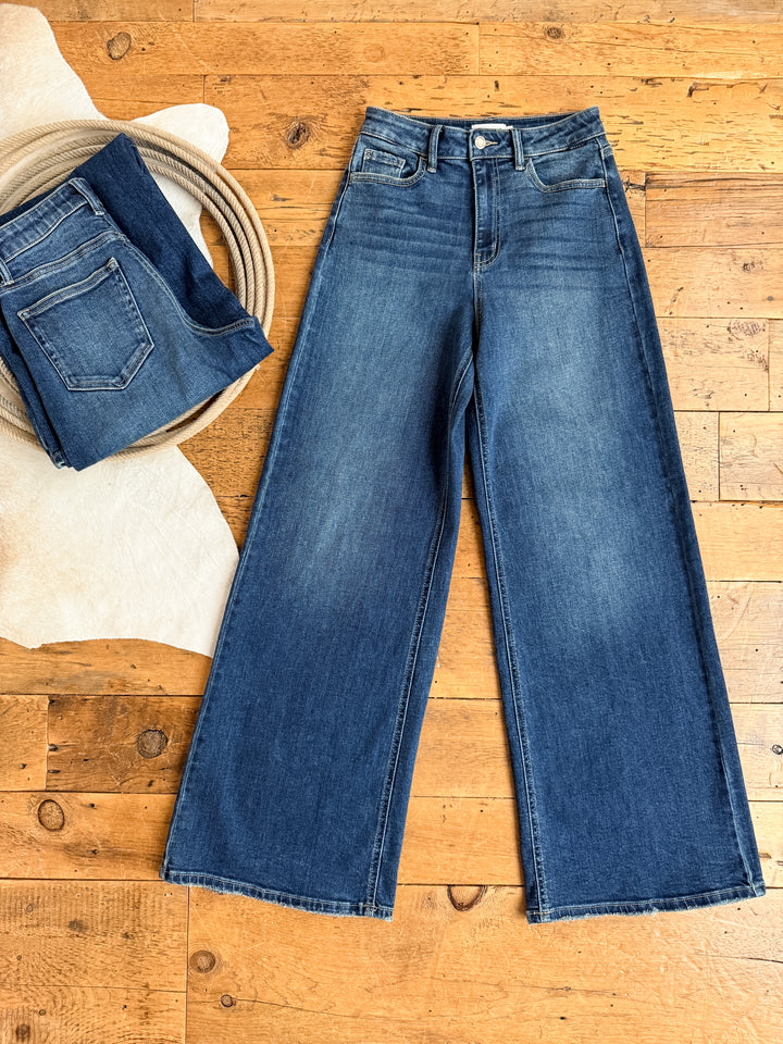 The Traver High Rise Wide Leg Jean