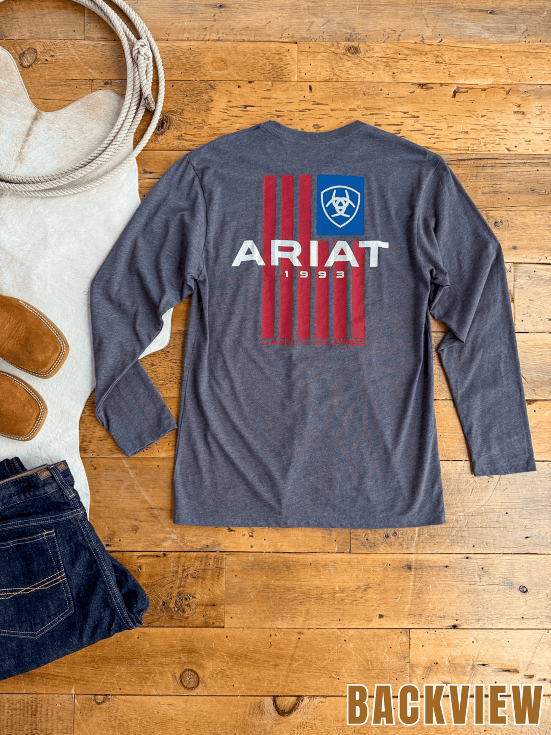 Independence Ariat Men's Graphic Long Sleeve