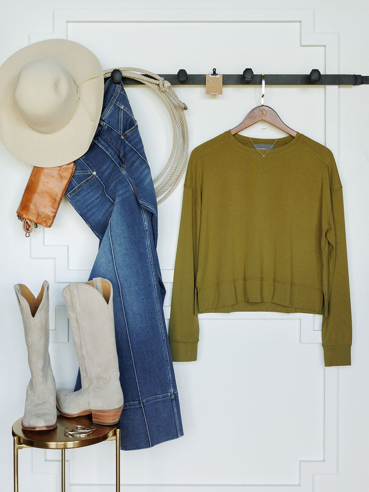 Ingram Chartreuse Modal Top