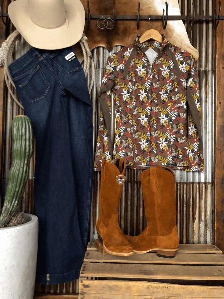 Kassen Ariat Floral Pullover