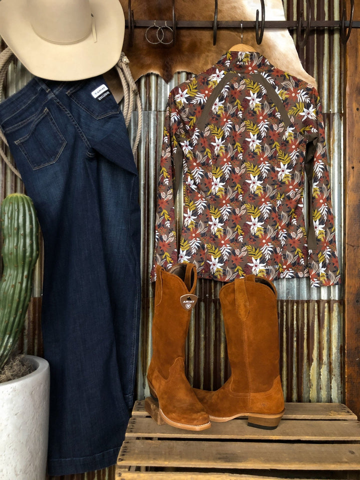 Kassen Ariat Floral Pullover