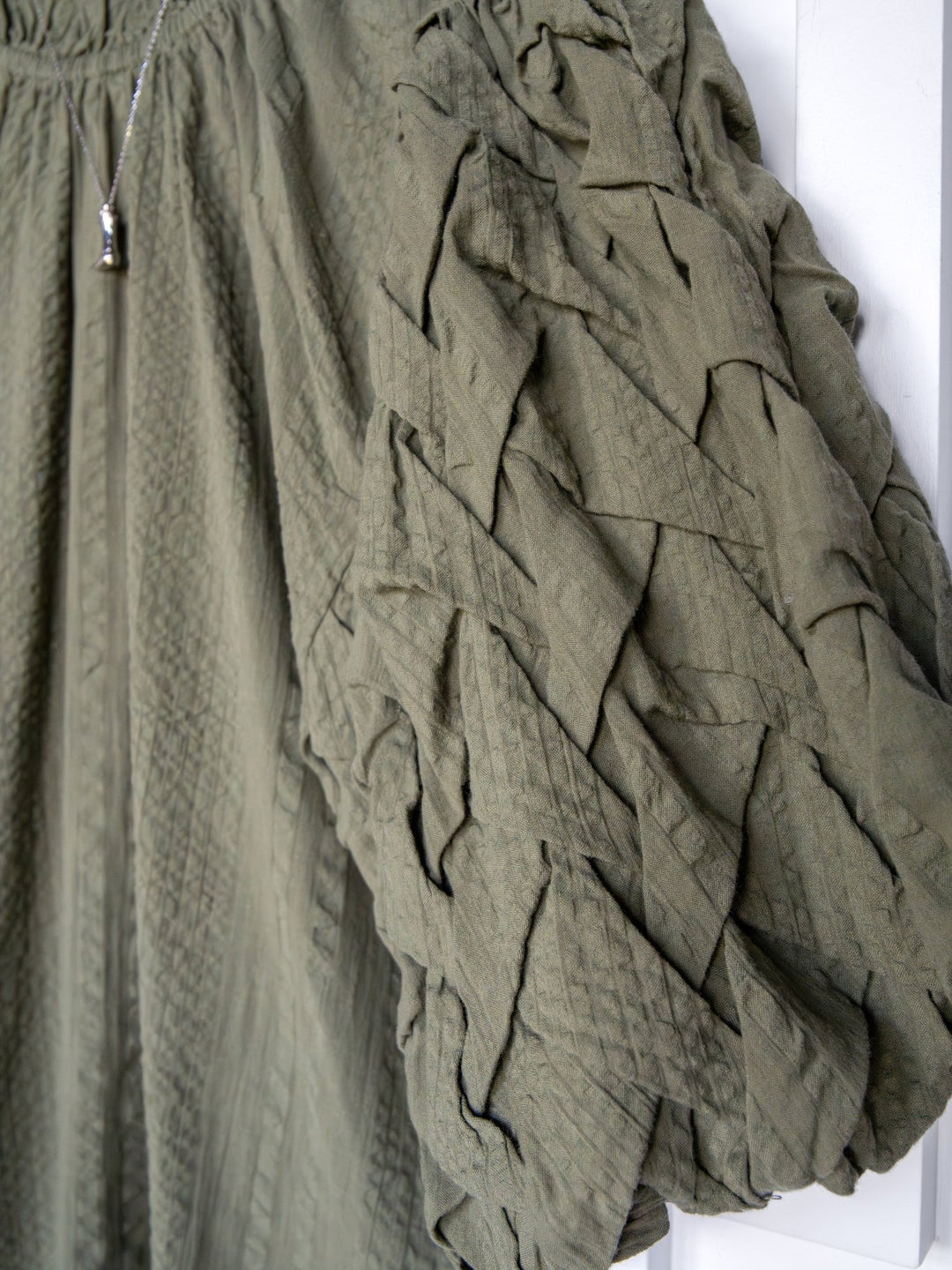 Kenawha Sage Puff Sleeve Top