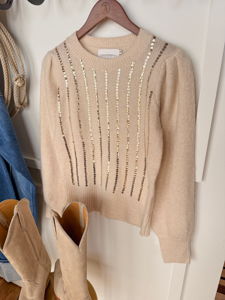 Kennewick Knit Sequin Top
