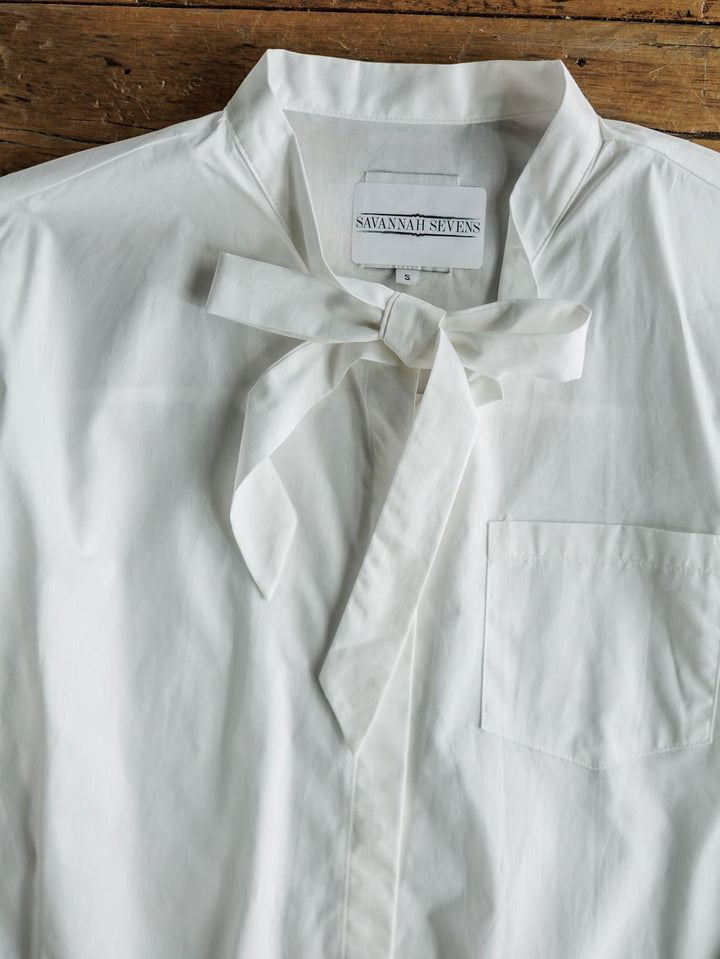Knowles White Button Up Top