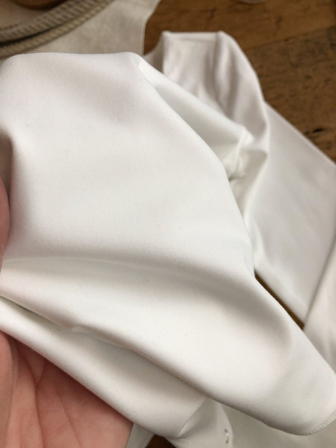Lacona White Long Sleeve Bodysuit