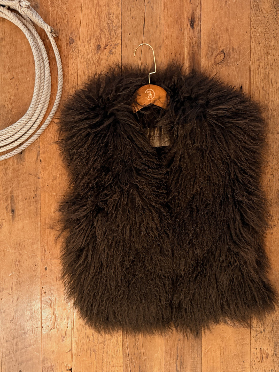 Las Cruces Espresso Fur Vest