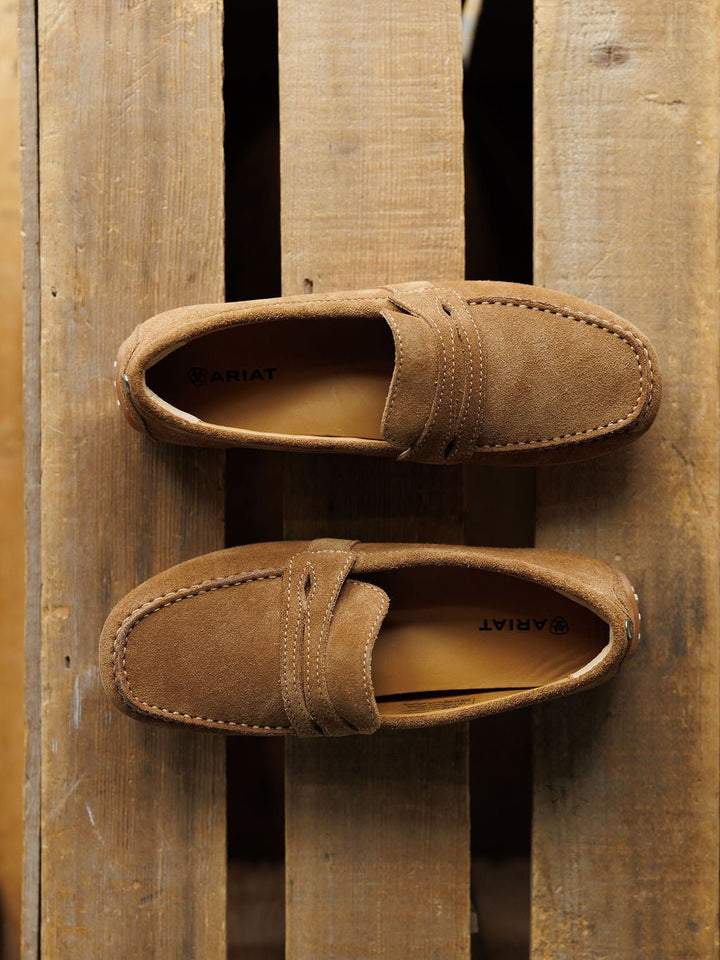 Lawton Tan Suede Loafer
