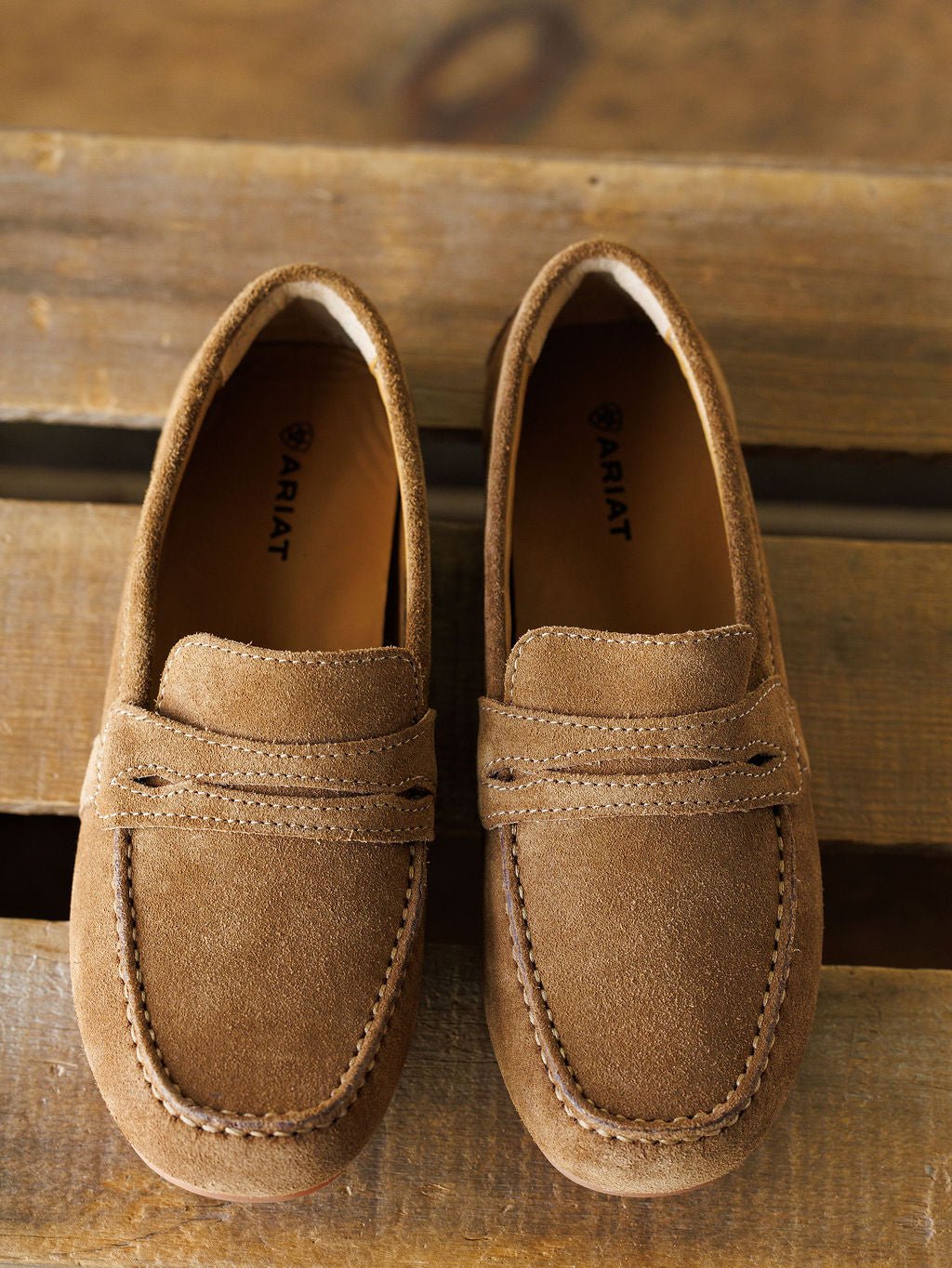 Lawton Tan Suede Loafer