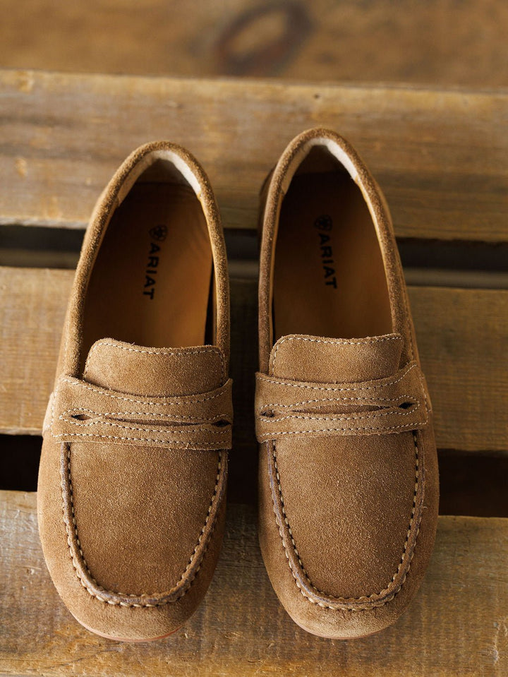 Lawton Tan Suede Loafer