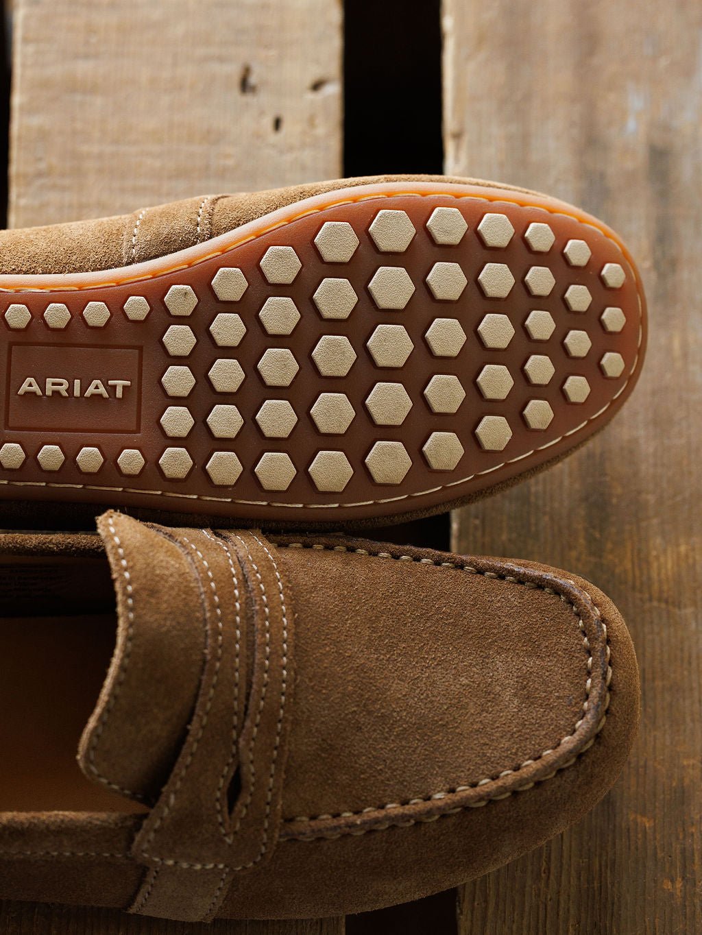 Lawton Tan Suede Loafer