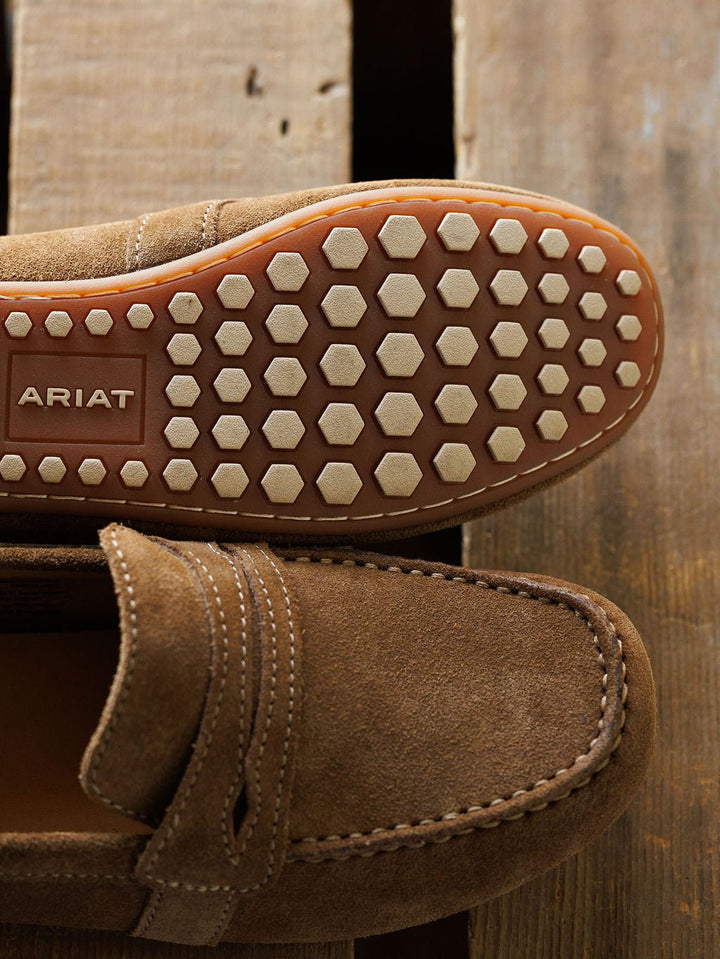 Lawton Tan Suede Loafer