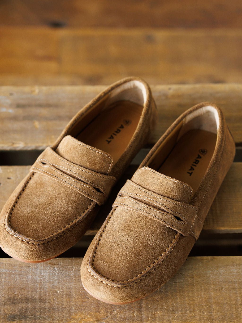 Lawton Tan Suede Loafer