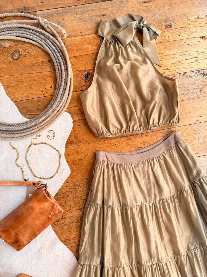 Lexington Tencel Tiered Skirt Set