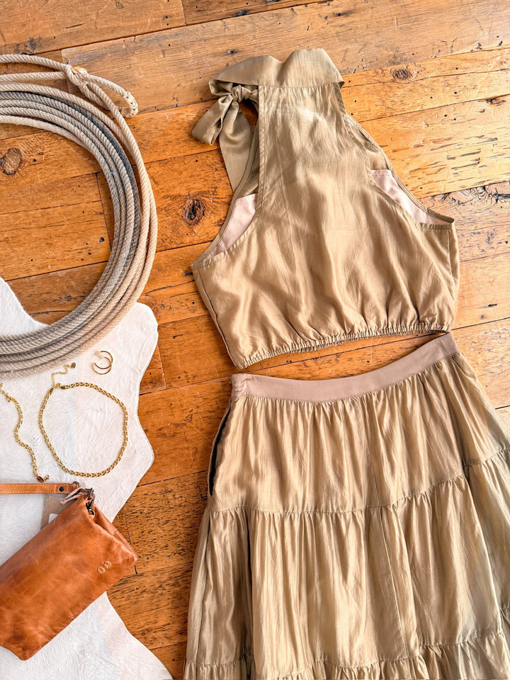 Lexington Tencel Tiered Skirt Set