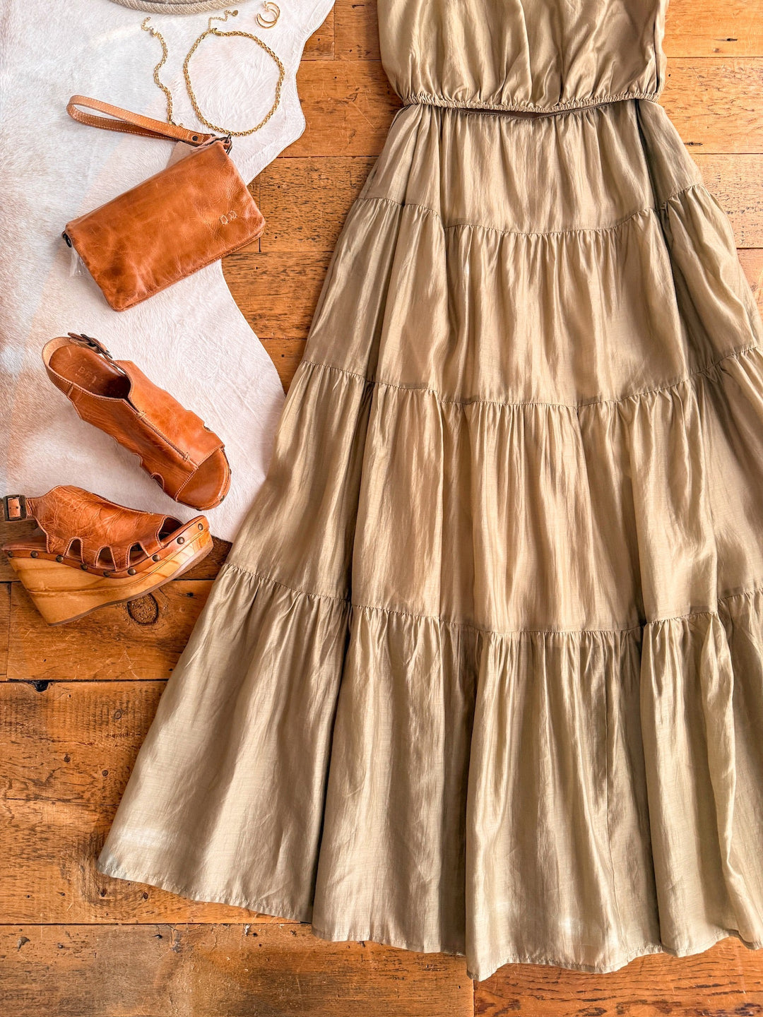 Lexington Tencel Tiered Skirt Set