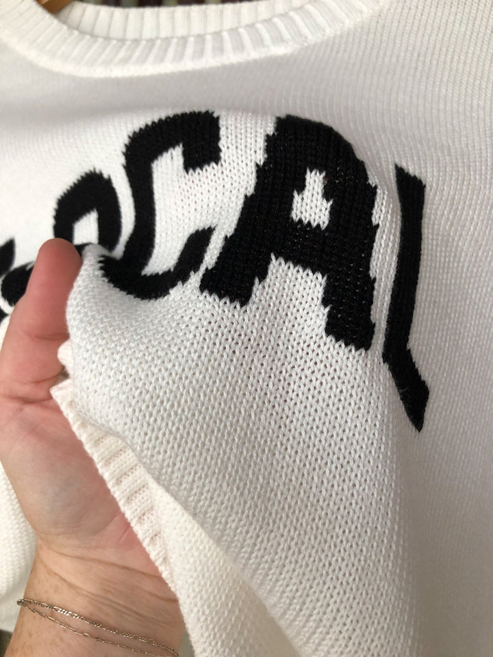 Local White Knit Top