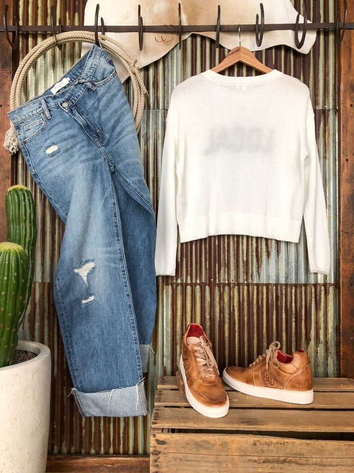 Local White Knit Top