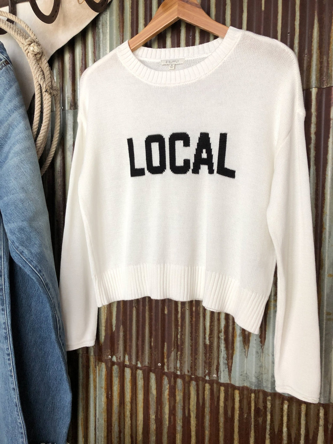 Local White Knit Top