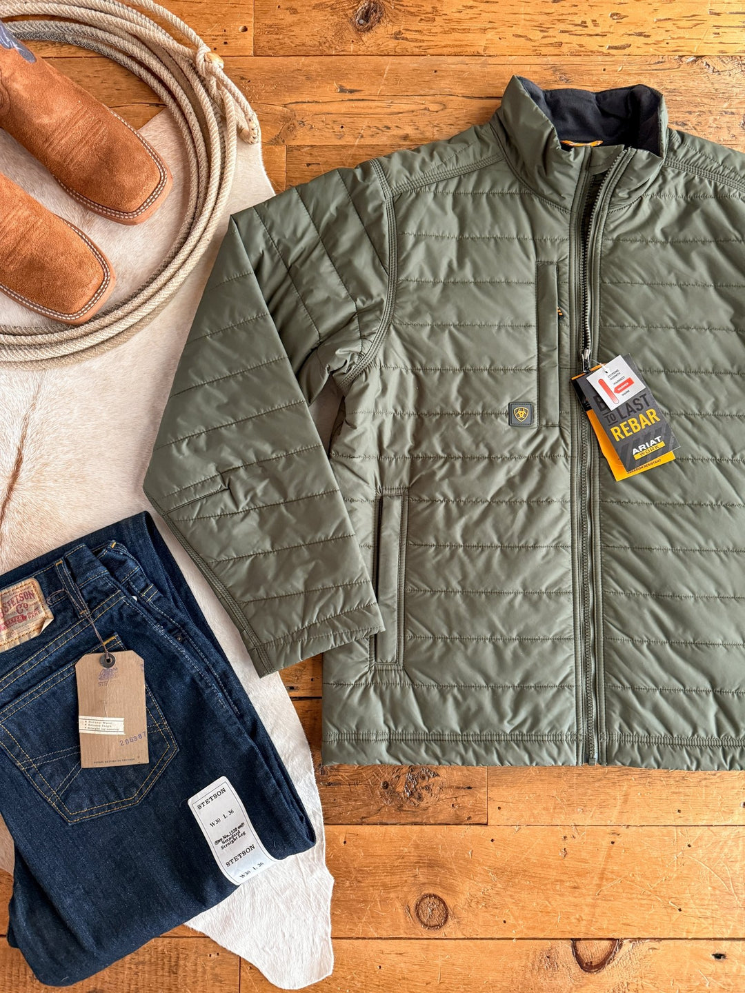 Longmont Men's Olive Insulated Jacket