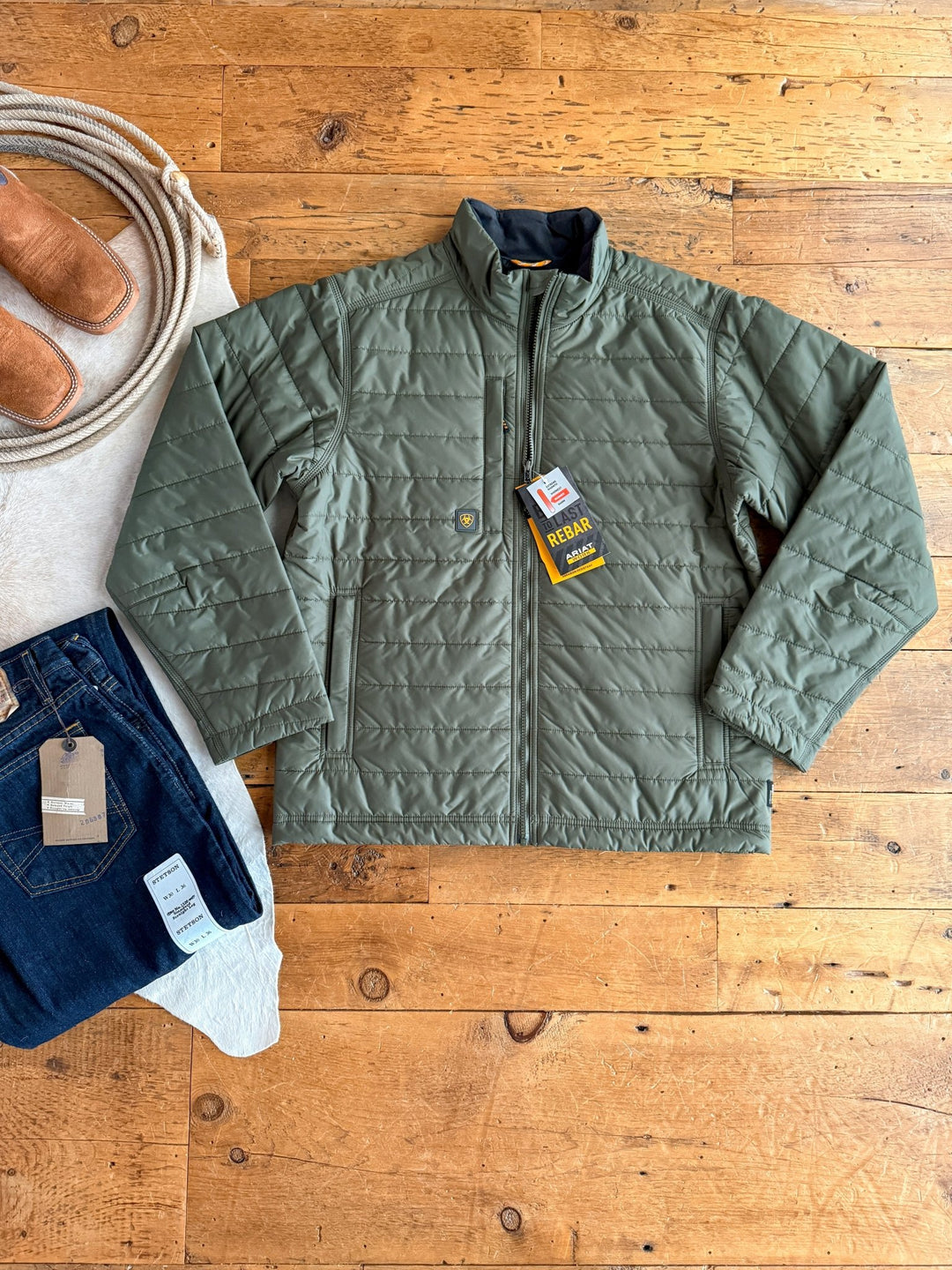 Longmont Men's Olive Insulated Jacket